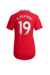 Manchester United Raphael Varane #19 Fotballdrakt Hjemme Klær Dame 2022-23 Korte ermer